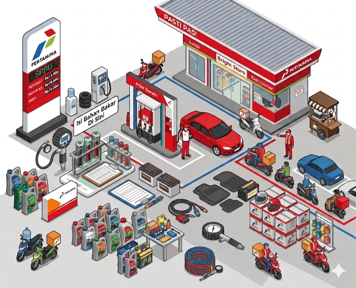 Aktivitas SPBU Pertamina